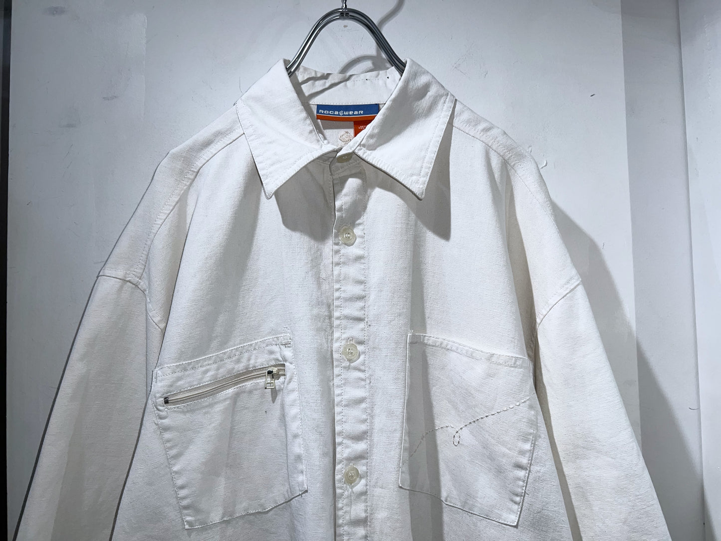 00s ROCAWEAR Linen mix S/S Shirt