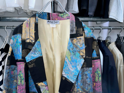 Vintage Rayon 1B Tailored Jacket