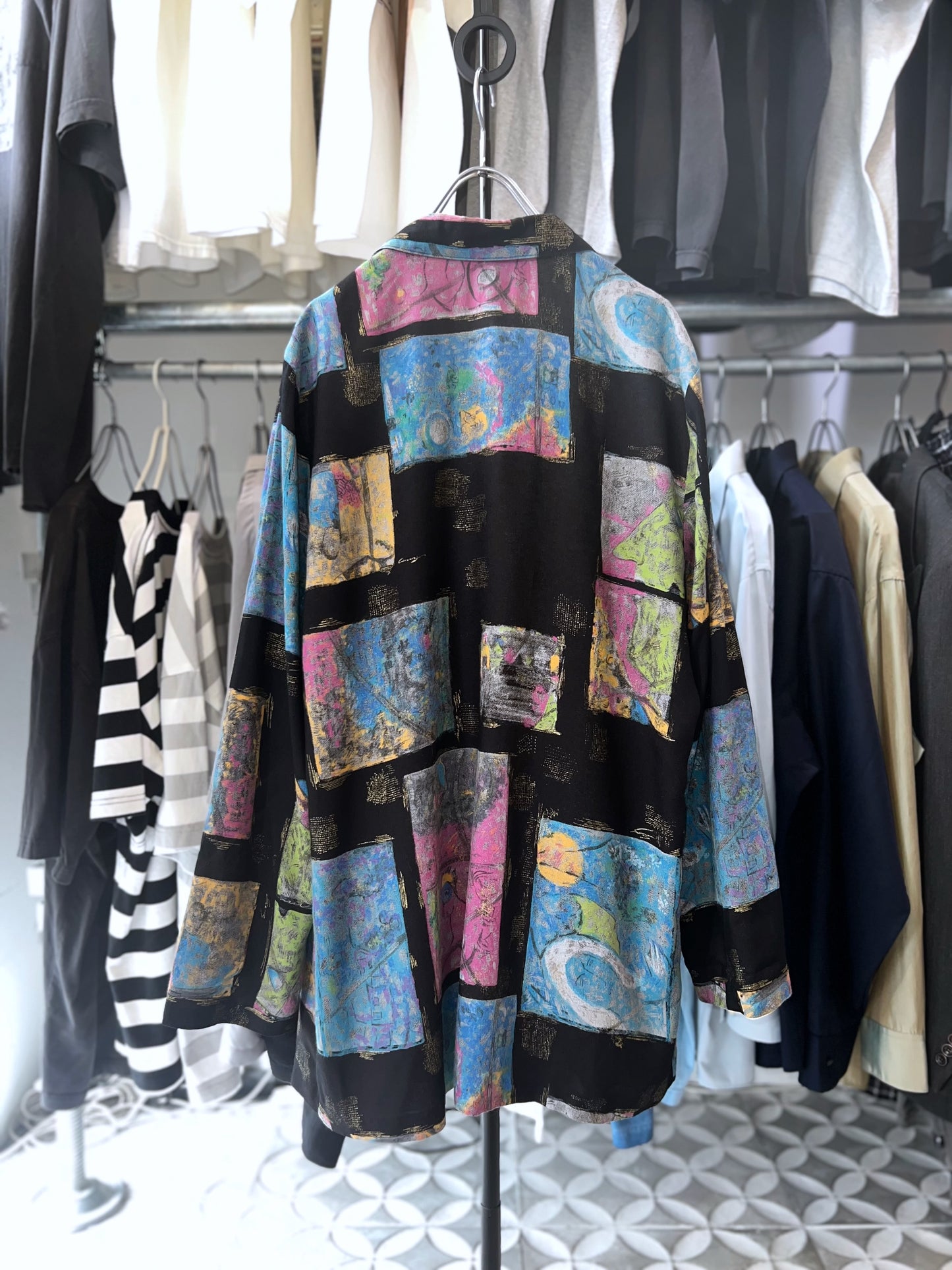 Vintage Rayon 1B Tailored Jacket