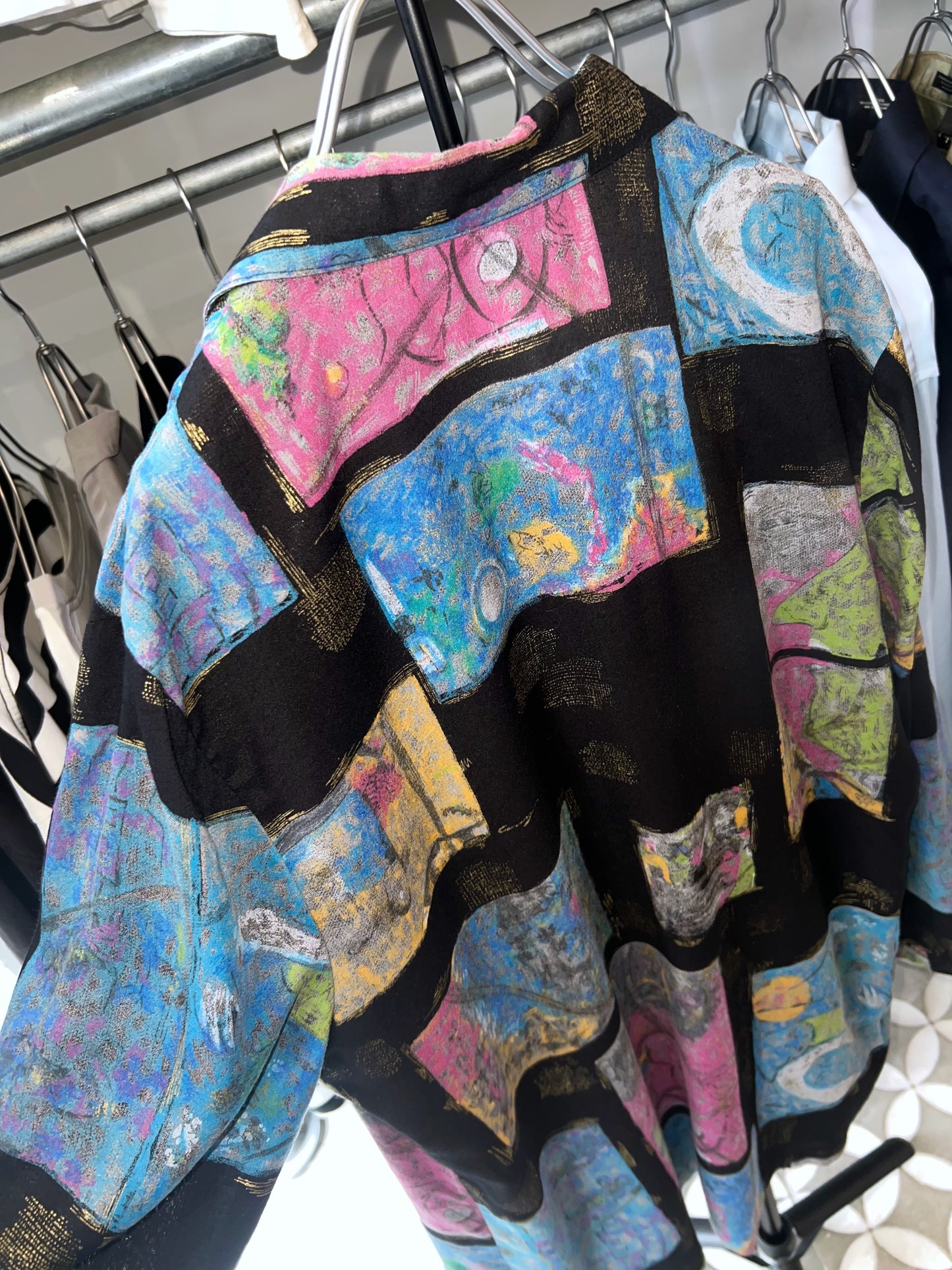 Vintage Rayon 1B Tailored Jacket