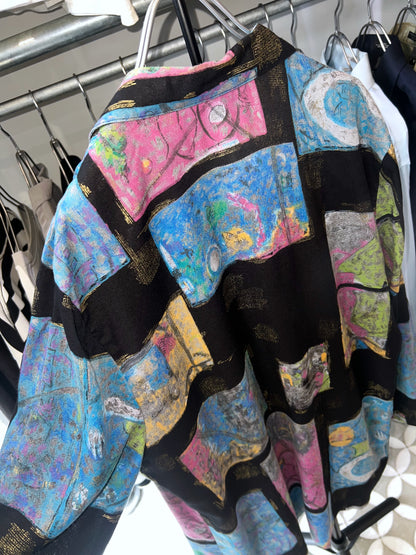 Vintage Rayon 1B Tailored Jacket