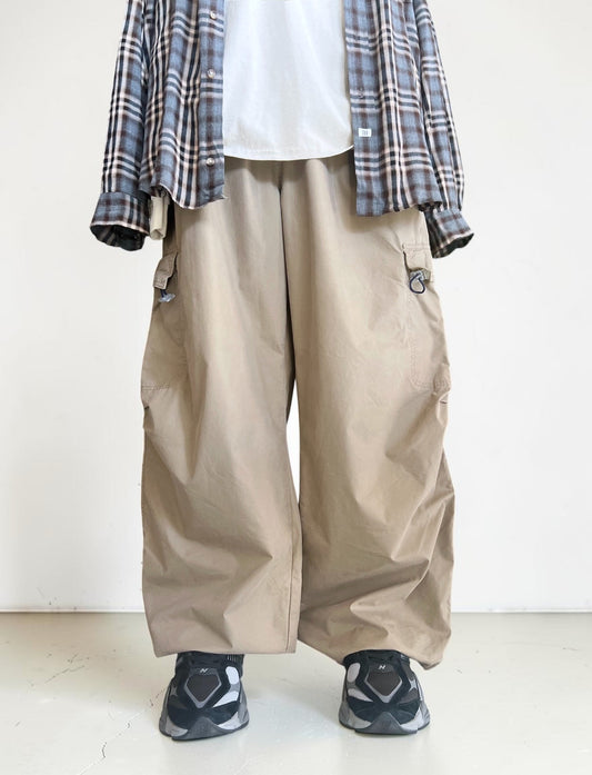 00s trans Balloon Soft Shell Cargo Pants