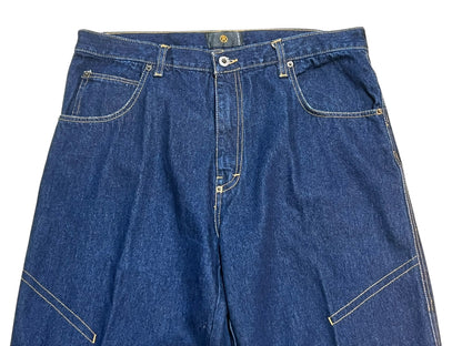 AIM × BAU Hand Painted Denim Pants