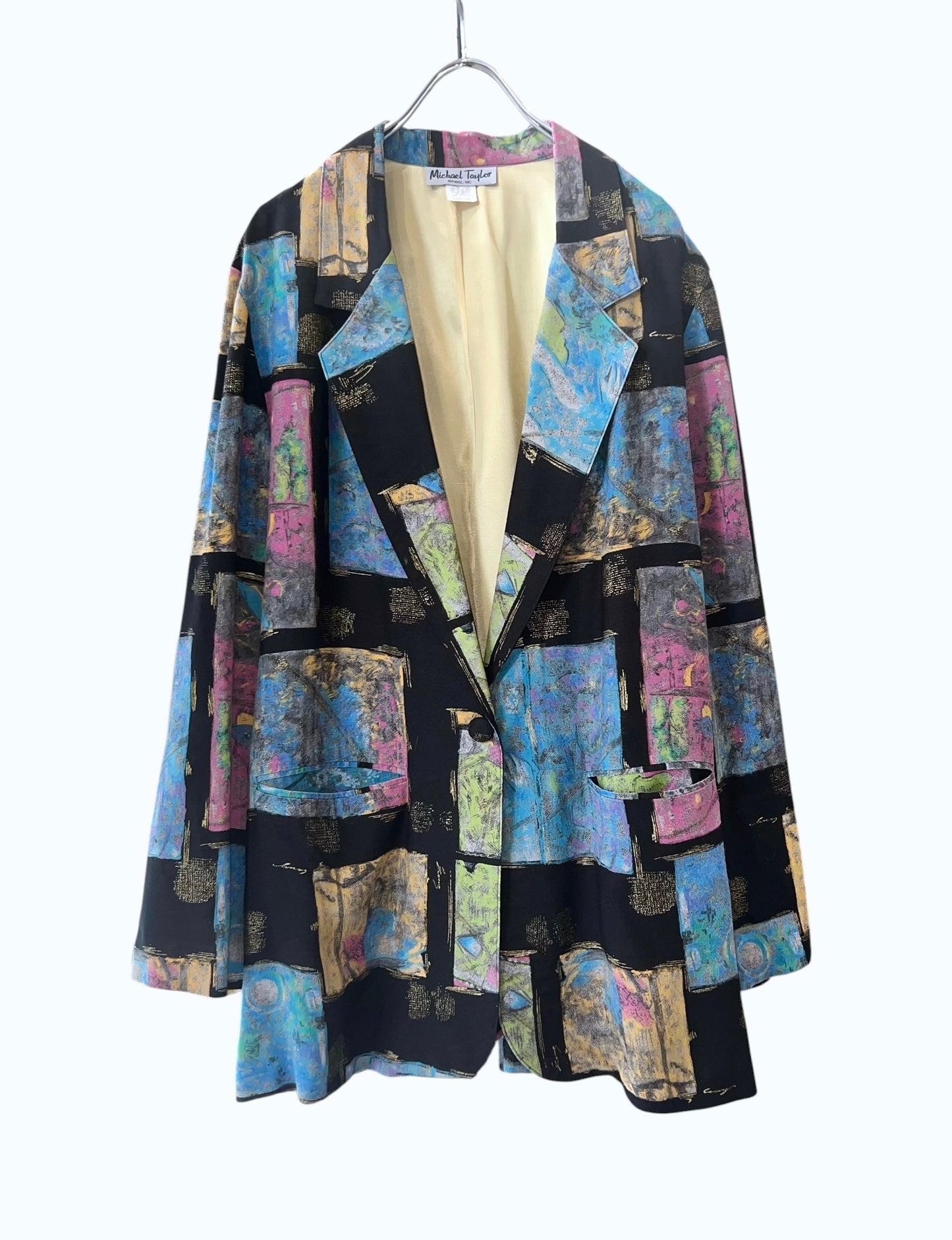 Vintage Rayon 1B Tailored Jacket