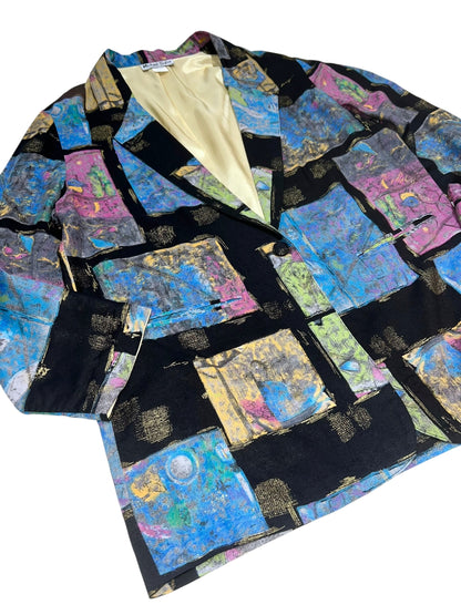 Vintage Rayon 1B Tailored Jacket
