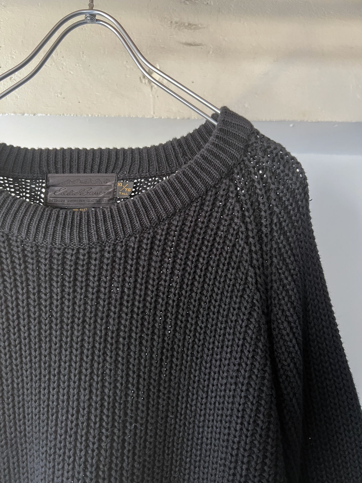 Old Garment Dyed Cotton Sweater