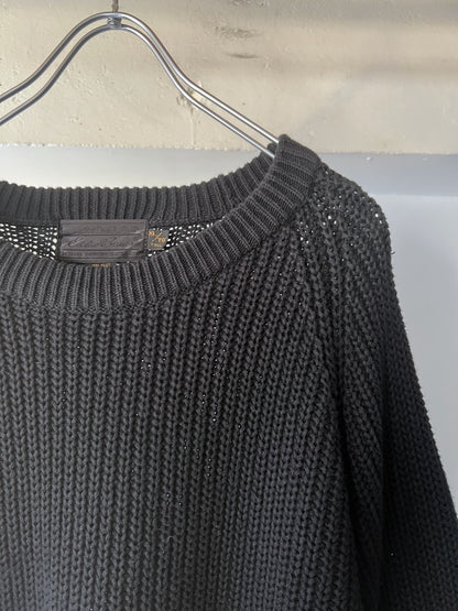 Old Garment Dyed Cotton Sweater