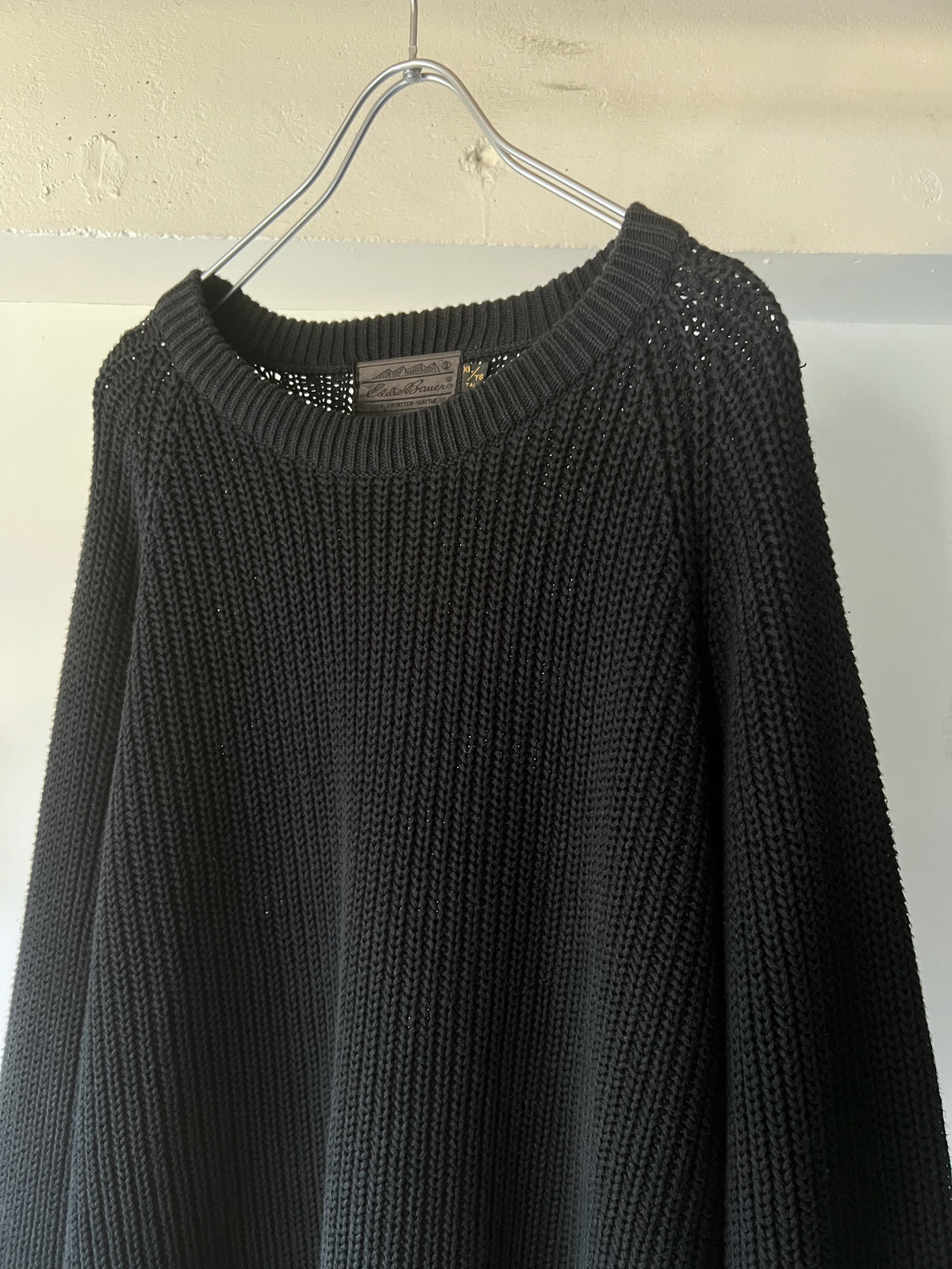 Old Garment Dyed Cotton Sweater