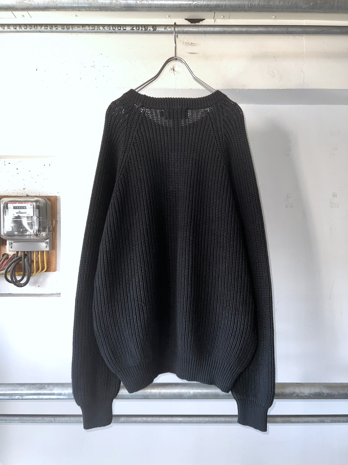 Old Garment Dyed Cotton Sweater