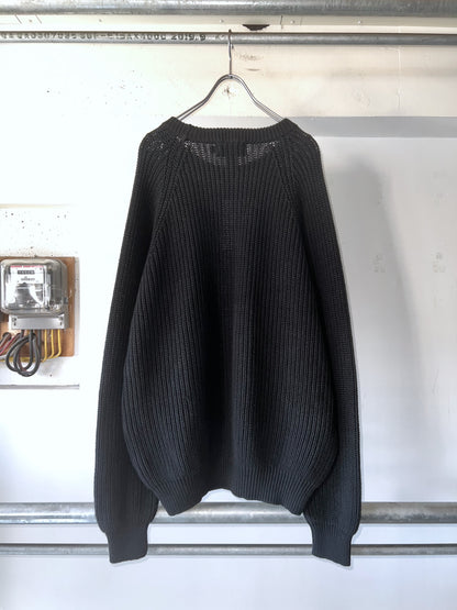 Old Garment Dyed Cotton Sweater