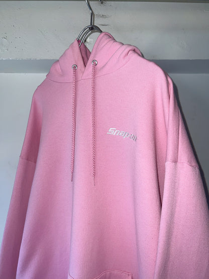 Snap-on Baby Pink Fleece Hoodie
