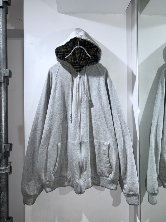 Old Puritan Oversized Reversible Zip-up Hoodie