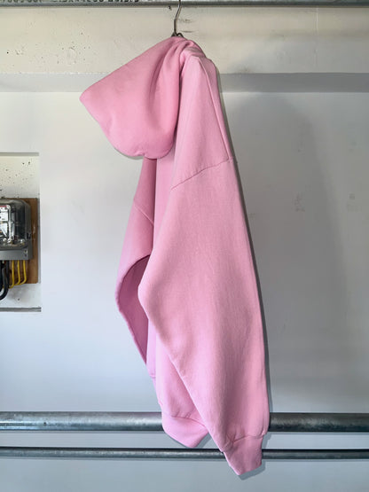 Snap-on Baby Pink Fleece Hoodie