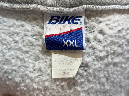 90s Grey Zip Thru Boxy Hoodie