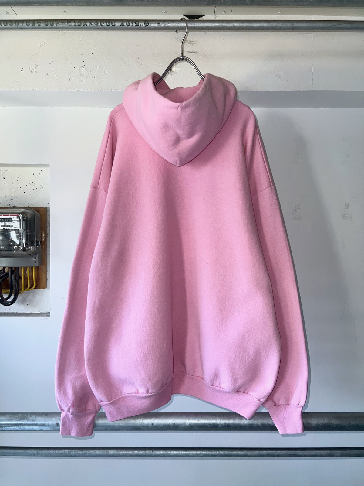Snap-on Baby Pink Fleece Hoodie