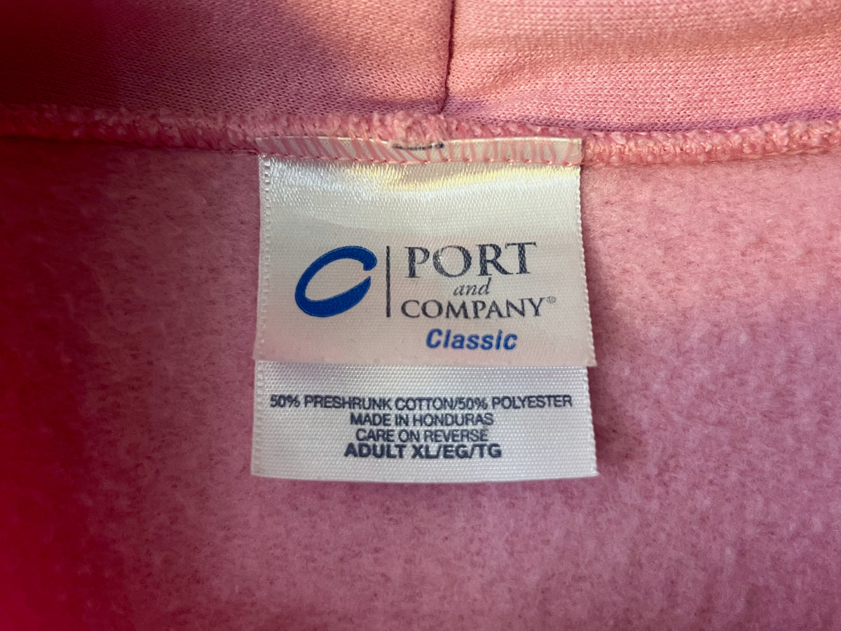 Snap-on Baby Pink Fleece Hoodie