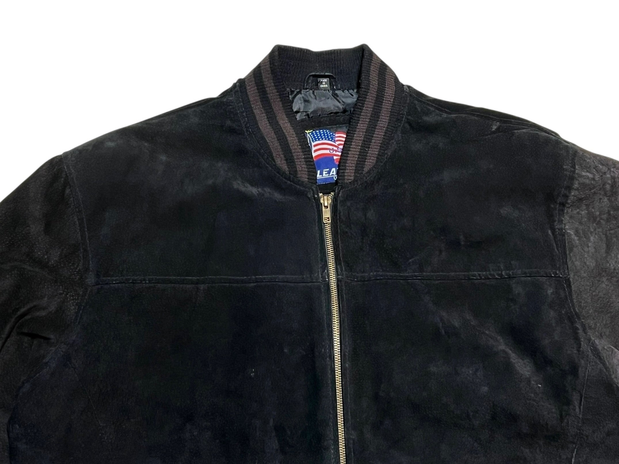 00's Vintage Suede Leather Zip-Up Blouson – BUSINESS AS USUAL