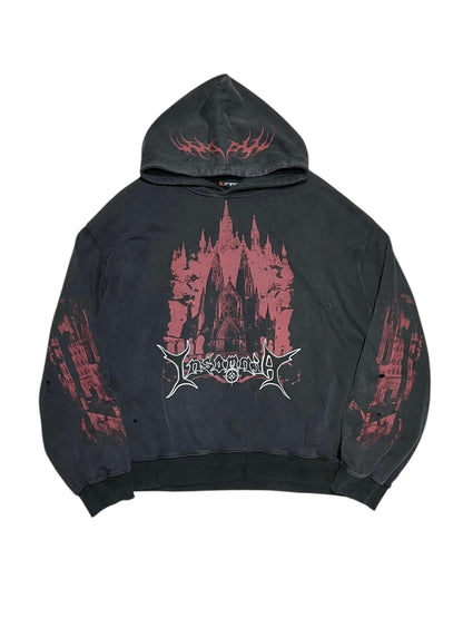 Old INSOMNIA “Gothic Cathedral” Super Big Hoodie