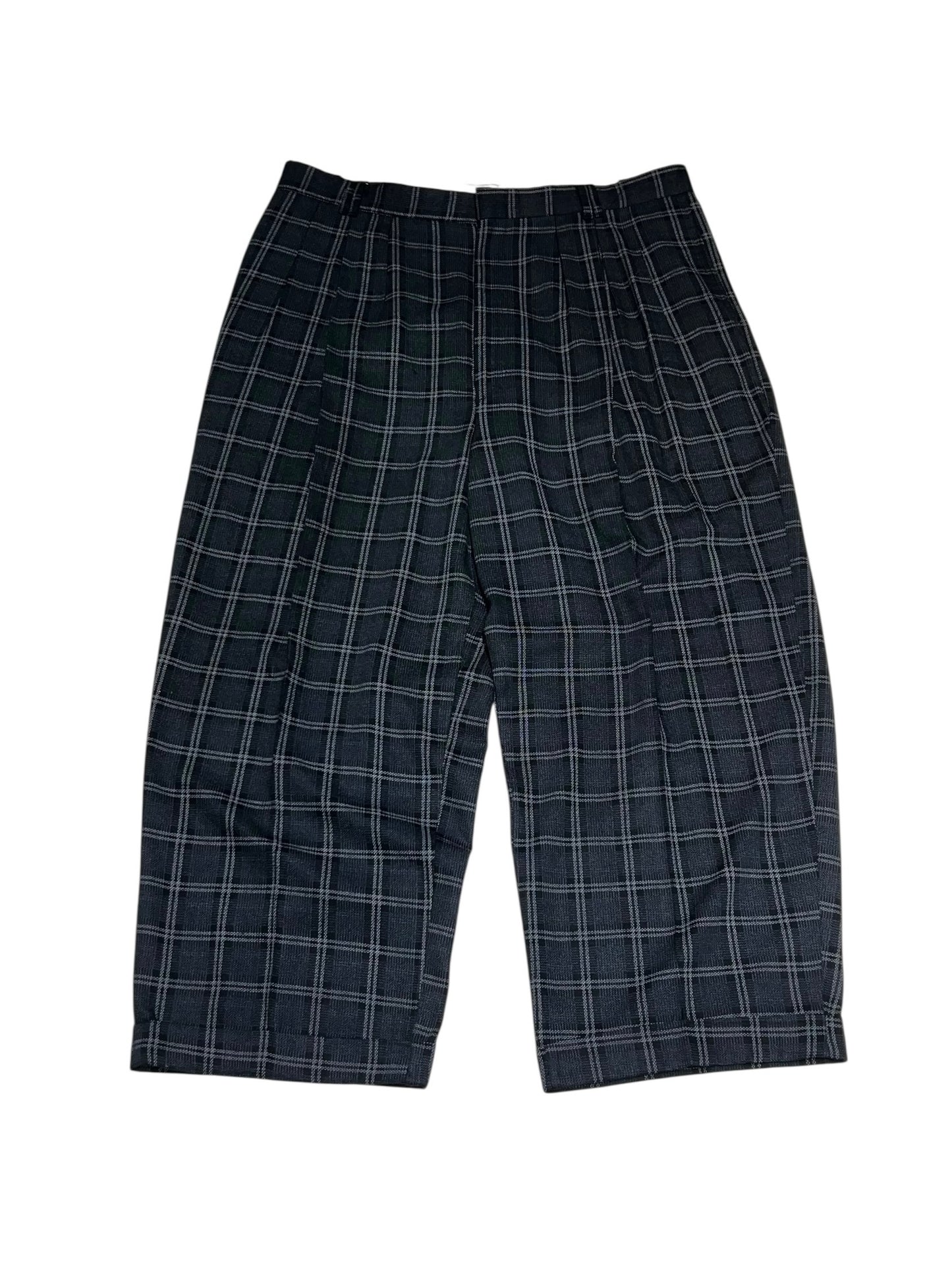 Vintage Baggy Plaid Slacks Pants