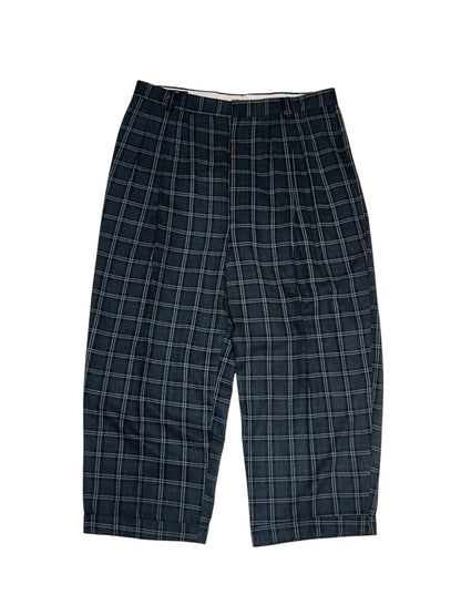 Vintage Baggy Plaid Slacks Pants