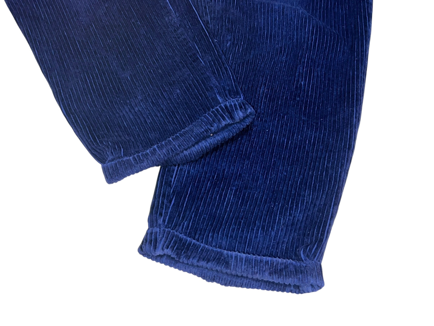 90s Deep Blue Wide Wale Corduroy Slacks