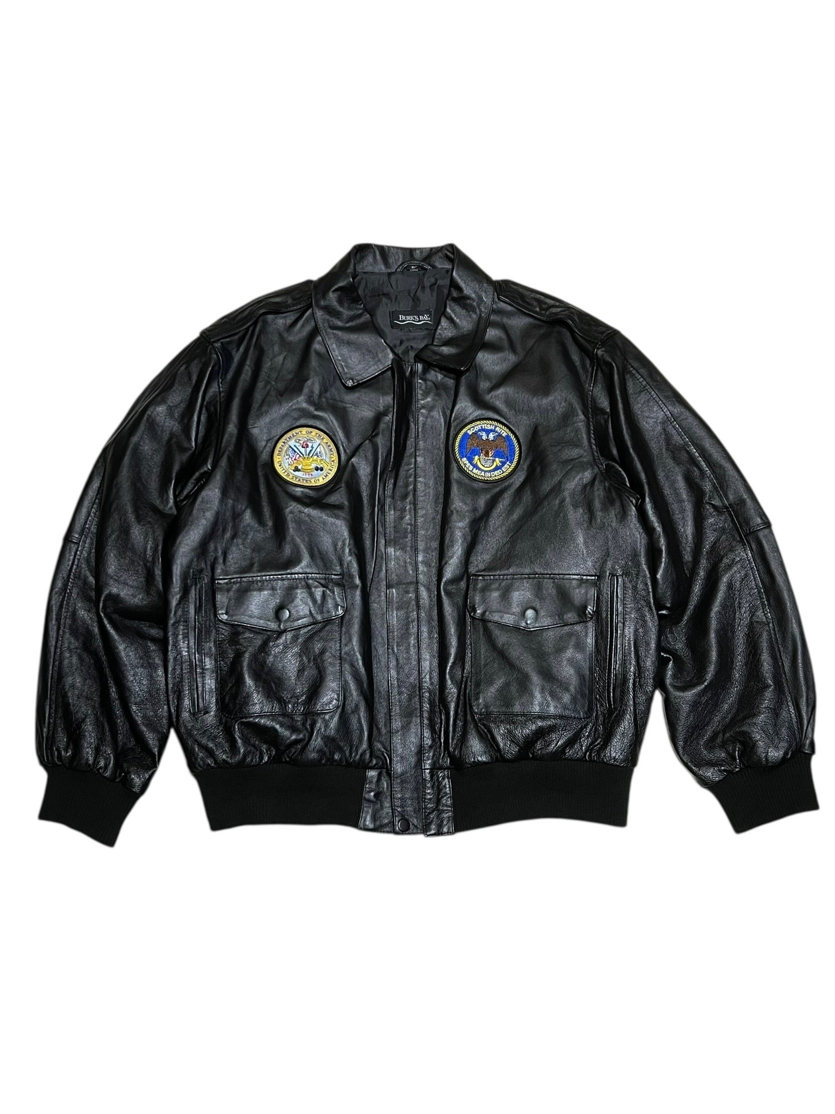 Vintage Burk's Bay Leather Flight Jacket – BUSINESS AS USUAL