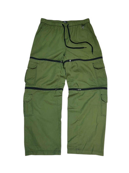 10's Military Green Zip-Off EZ Cargos