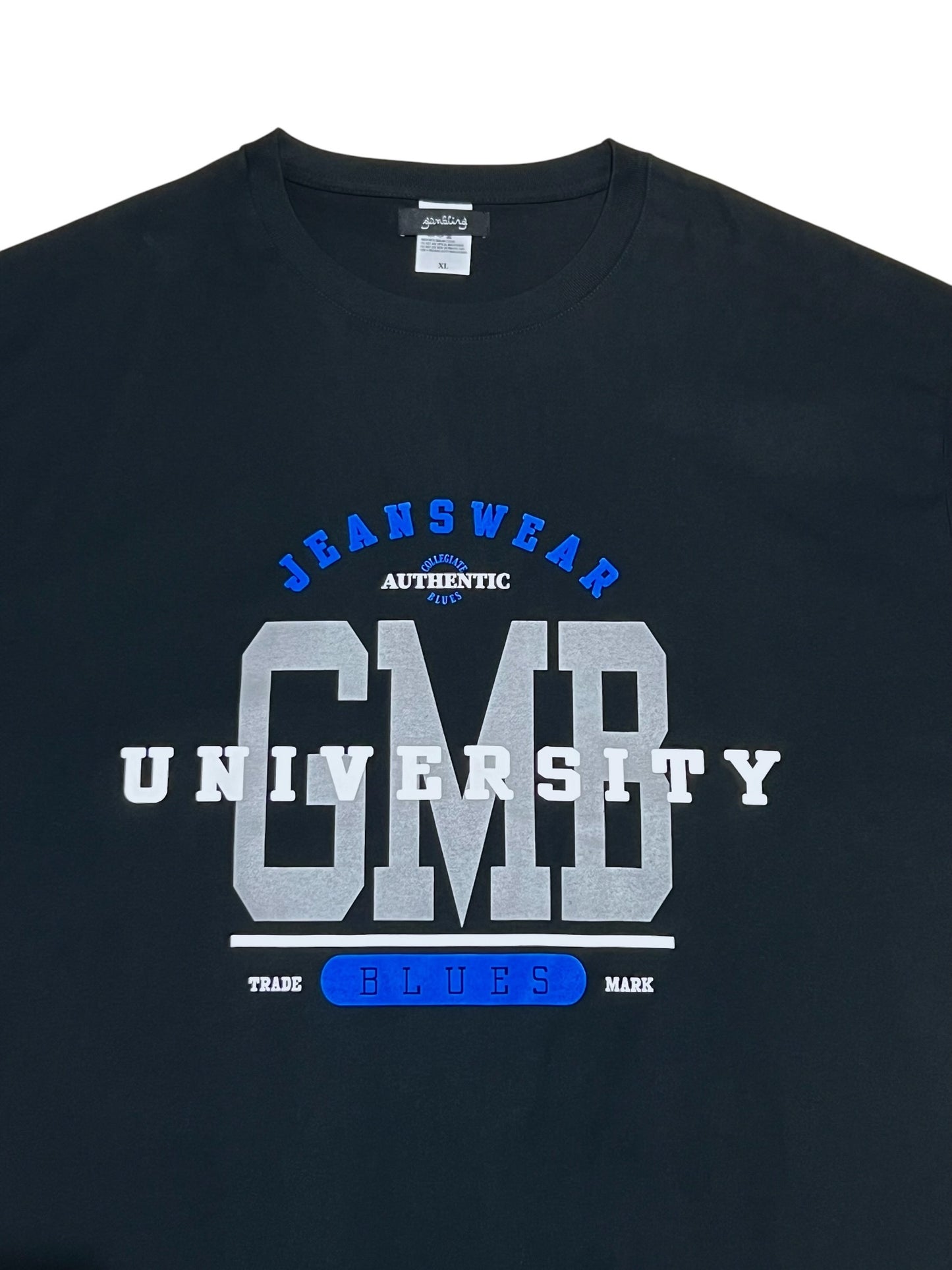 GAMBLING™︎ COLLEGIATE TEE BLK