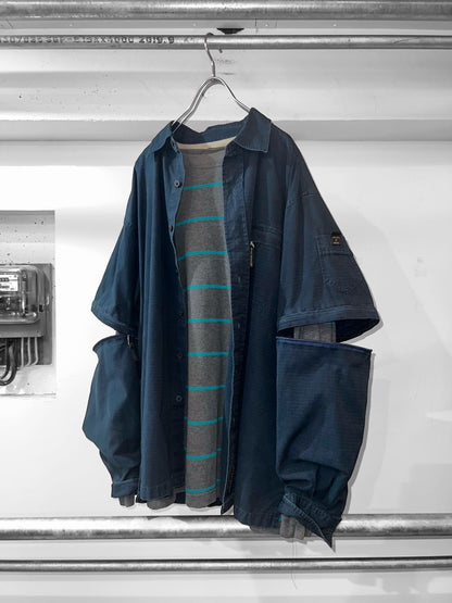 00s WEAR FIRST Ripstop 2Way Zip-Off Shirt