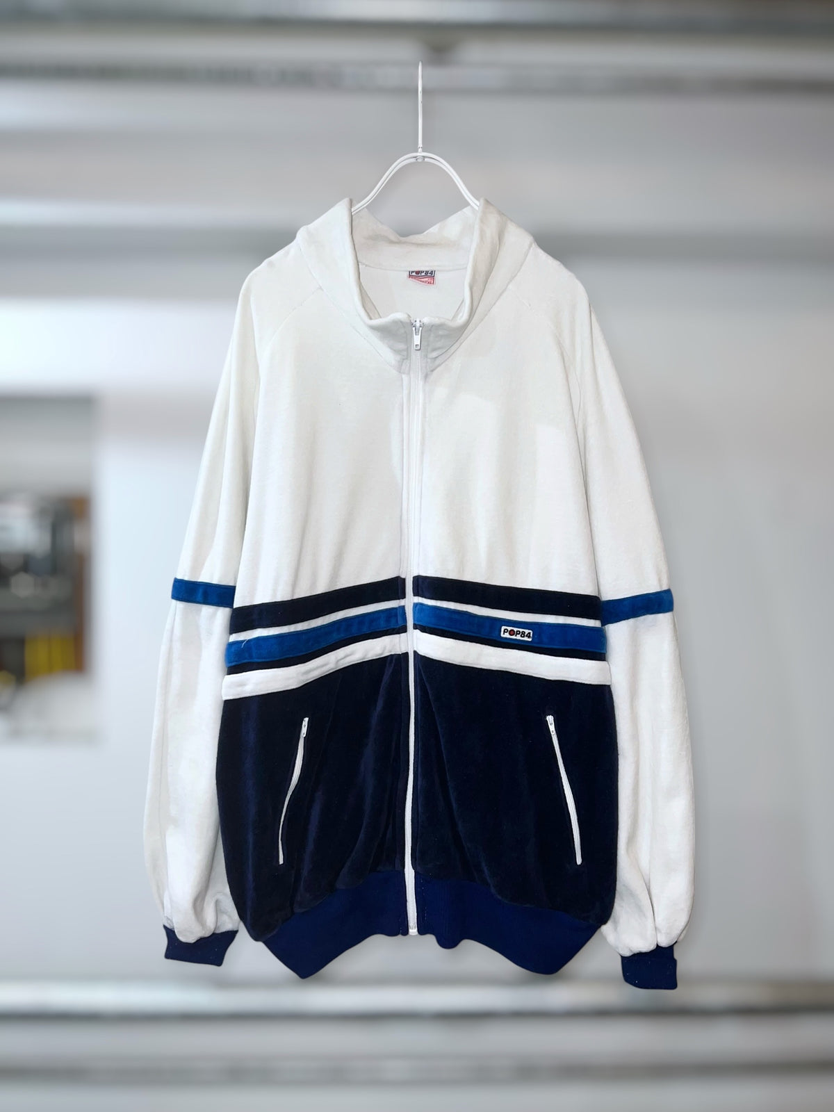 Old Euro Pop84 Velour Track Jacket