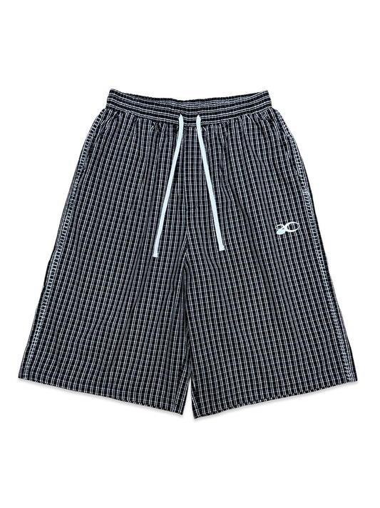 PE°CORE BAGGY PLAID SHORTS