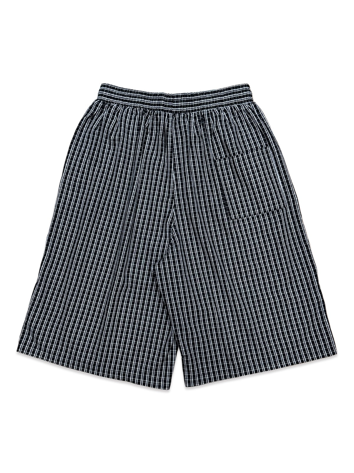 PE°CORE BAGGY PLAID SHORTS