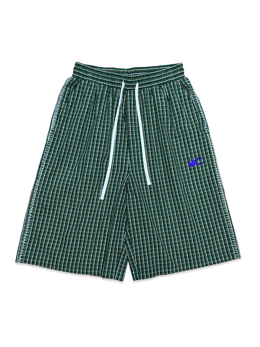 PE°CORE BAGGY PLAID SHORTS