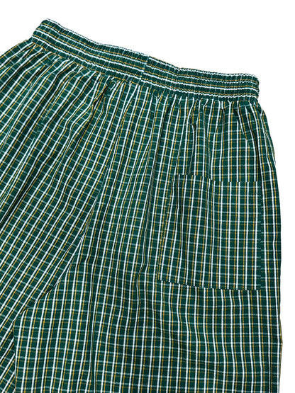 PE°CORE BAGGY PLAID SHORTS