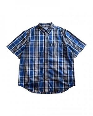 Carhartt SS Blue Plaid Shirt