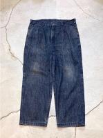 Old Design Wide Denim Pants