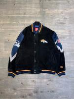 Broncos SuedeLeather ZipUp Jacket