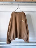 Brown Garment Dye Crewneck Sweatshirt