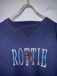 vintage Rottie Embroidered Crewneck Sweatshirt