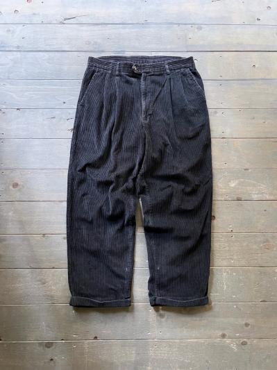 vintage Black Corduroy Trousers