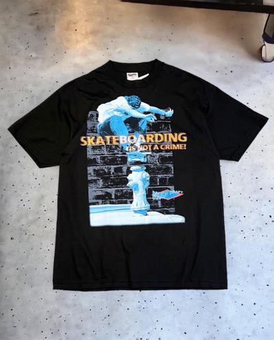 old Skateboarding is not a crime t-shirt
