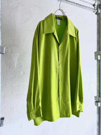 Paris Green Elastic LS Shirt