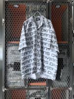 DKNY SS AllOver Printed Open collar Shirt