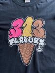 313 Flavors Oversized Print T-Shirt
