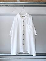 old Thin White Open Collar Shirt
