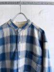 old Linen Cotton Bandcollar Shirt