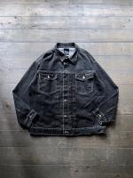 SeanJohn Oversized Black Jean Jacket