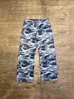 00s Blue Camouflage Jeans