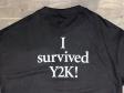 00s WRQ Express 2000 I Survived Y2K T-shirt