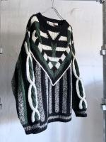 Mohair Wool Mix Knitted Sweater